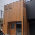 【施工事例】木製外壁　ウエスタンレッドシダー